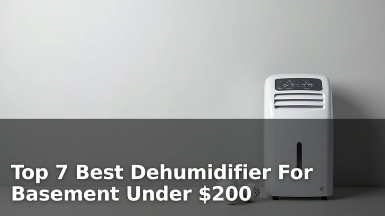 Top 7 Best Dehumidifier For Basement Under $200