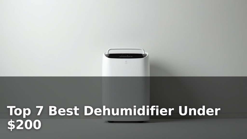 Top 7 Best Dehumidifier Under $200