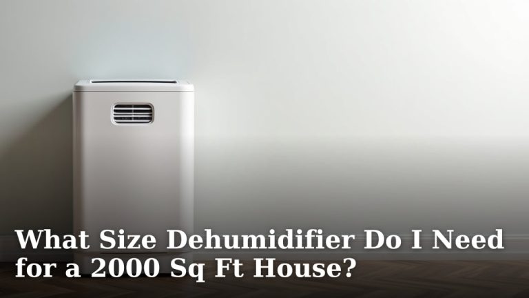 What Size Dehumidifier Do I Need for a 2000 Sq Ft House?