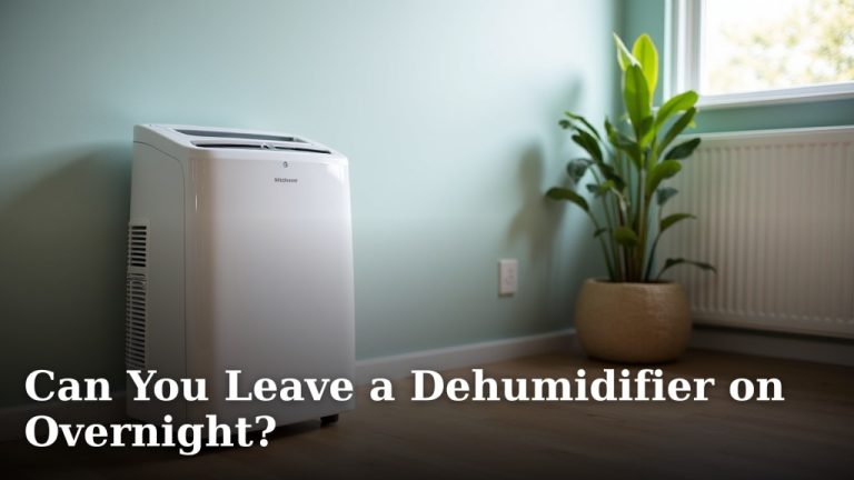 Can You Leave a Dehumidifier on Overnight?