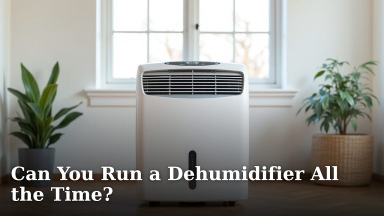 Can You Run a Dehumidifier All the Time?