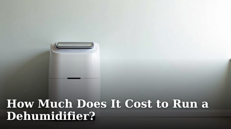 How Much Does It Cost to Run a Dehumidifier?