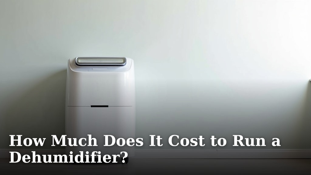 How Much Does It Cost to Run a Dehumidifier?