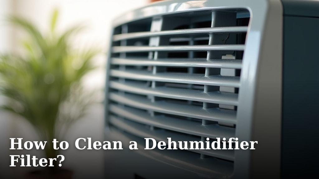 How to Clean a Dehumidifier Filter?