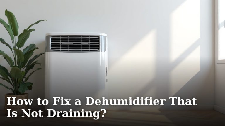 How to Fix a Dehumidifier That Is Not Draining?