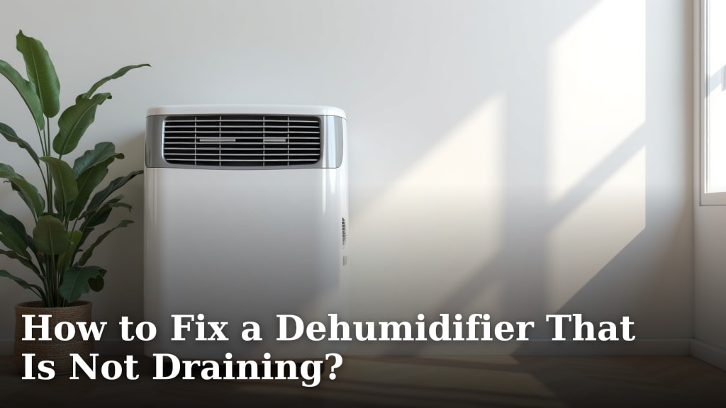 How to Fix a Dehumidifier That Is Not Draining?