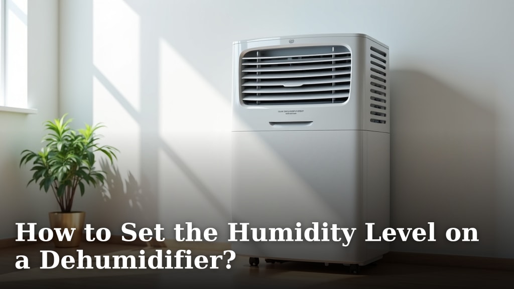 How to Set the Humidity Level on a Dehumidifier?