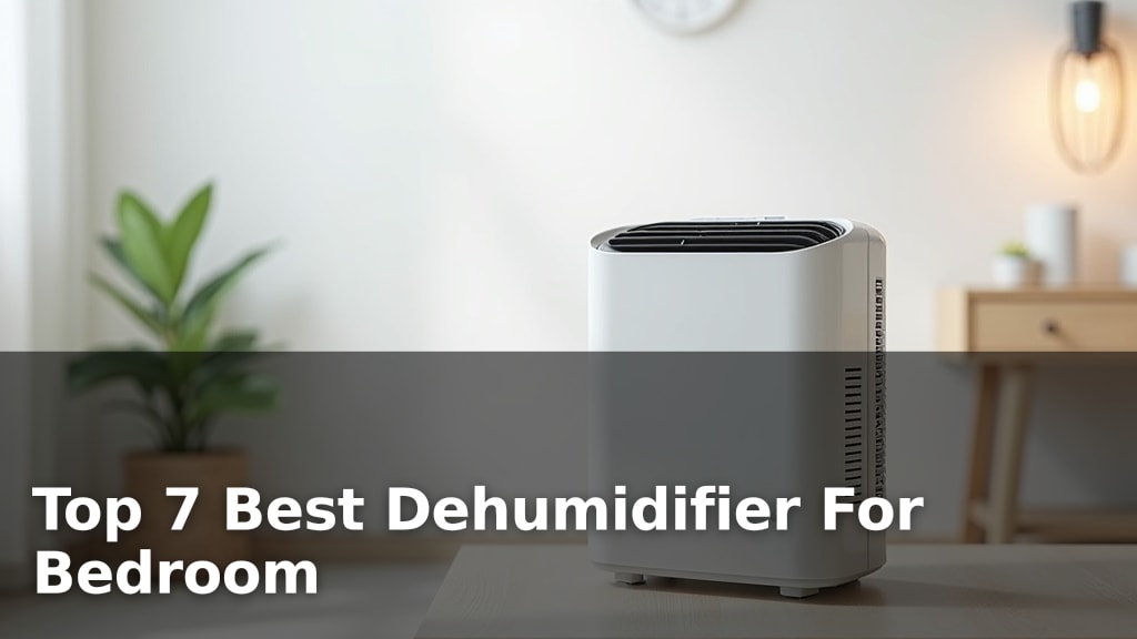 Top 7 Best Dehumidifier For Bedroom