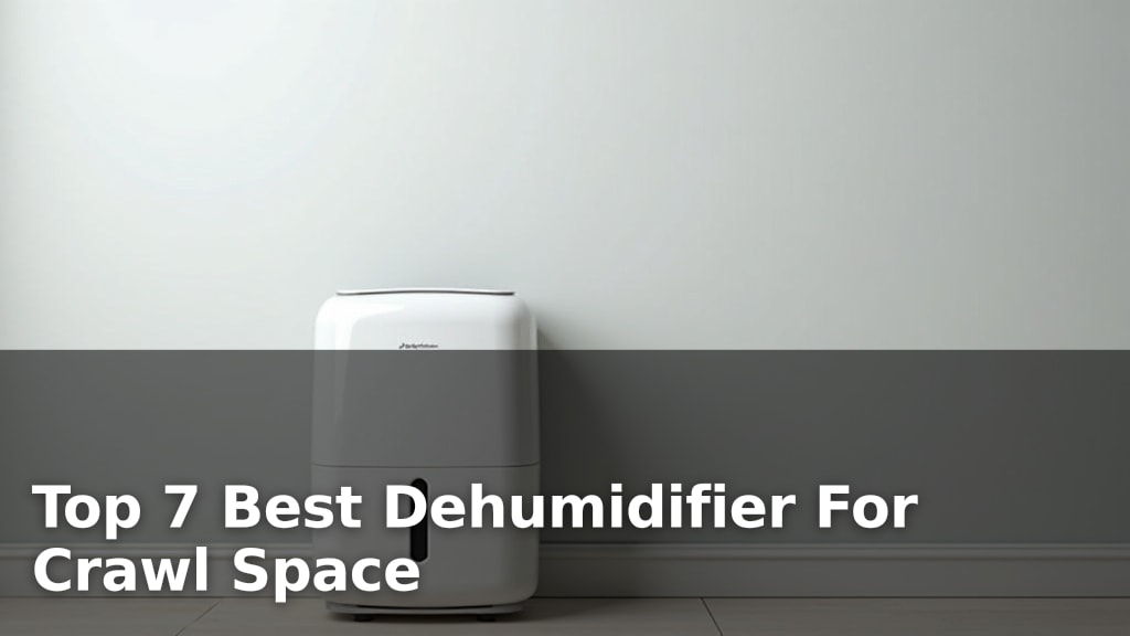 Top 7 Best Dehumidifier For Crawl Space