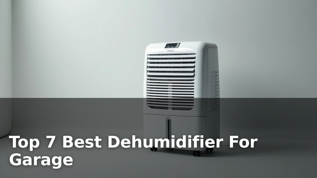 Top 7 Best Dehumidifier For Garage
