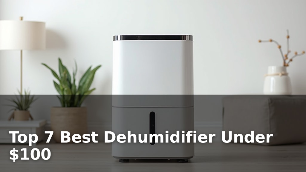 Top 7 Best Dehumidifier Under $100