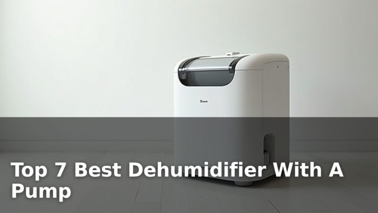 Top 7 Best Dehumidifier With A Pump