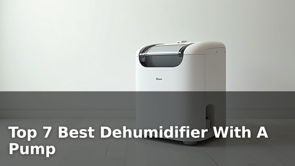 Top 7 Best Dehumidifier With A Pump