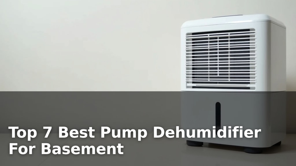 Top 7 Best Pump Dehumidifier For Basement