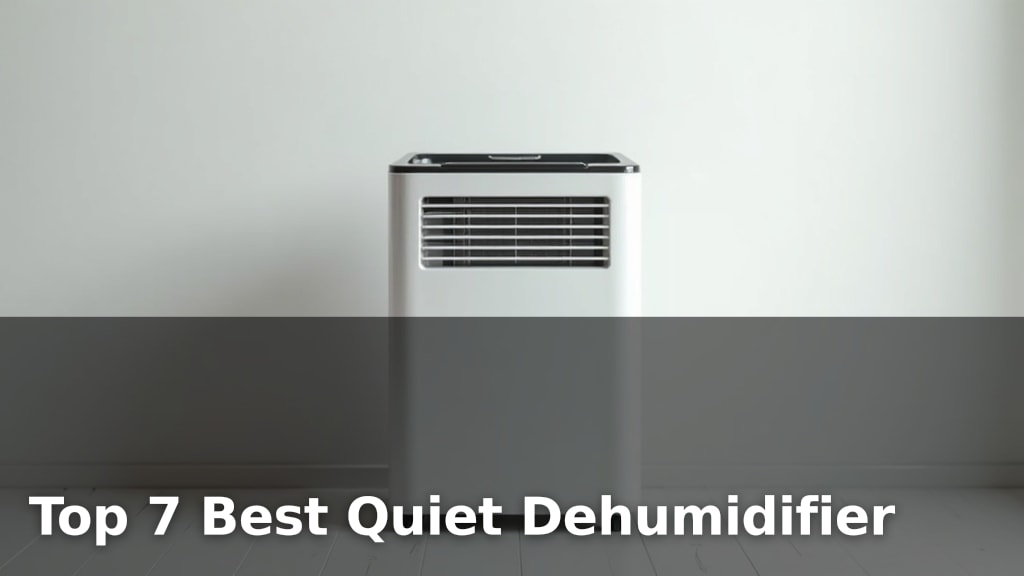 Top 7 Best Quiet Dehumidifier