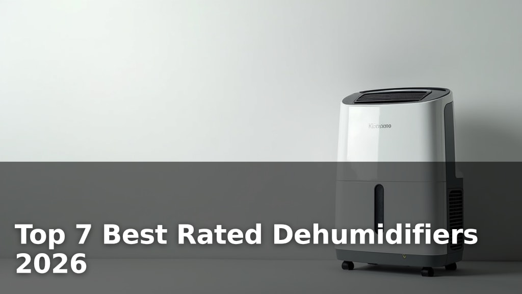 Top 7 Best Rated Dehumidifiers 2026