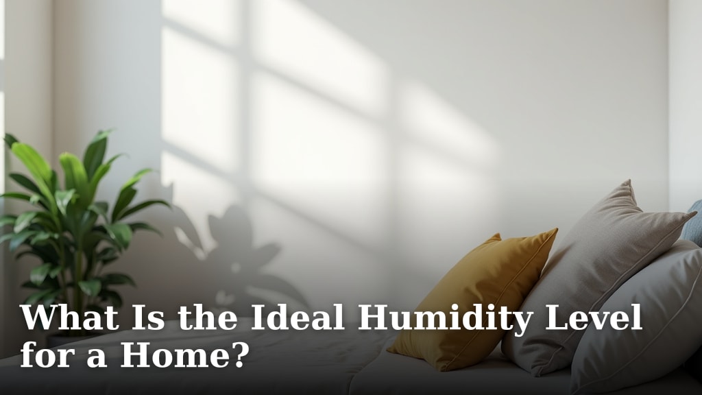 What Is the Ideal Humidity Level for a Home?