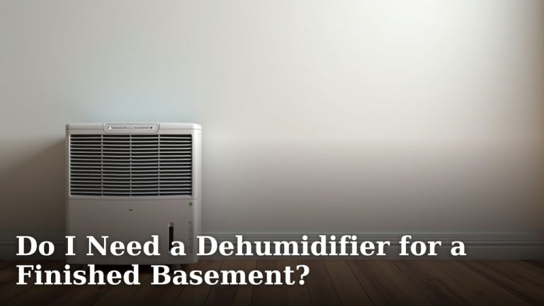 Do I Need a Dehumidifier for a Finished Basement?