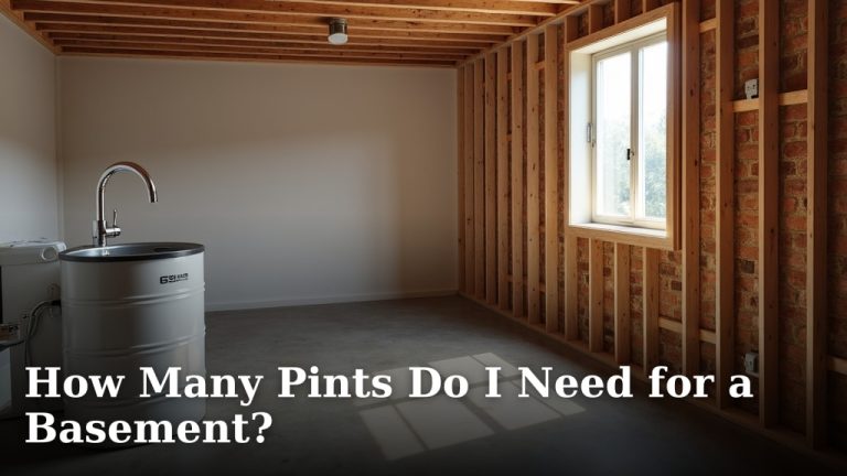 How Many Pints Do I Need for a Basement?