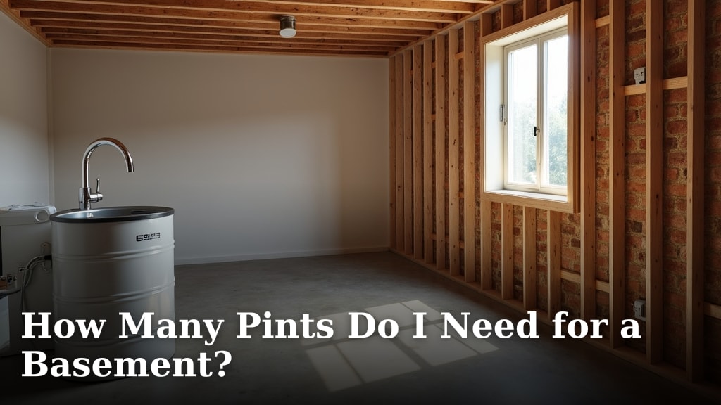 How Many Pints Do I Need for a Basement?