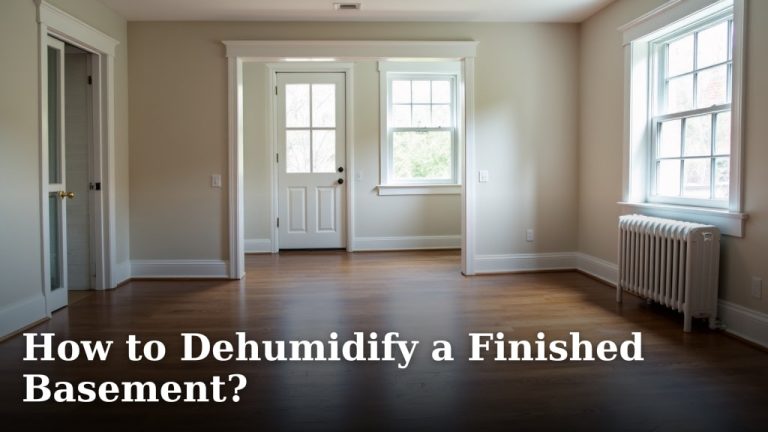 How to Dehumidify a Finished Basement?