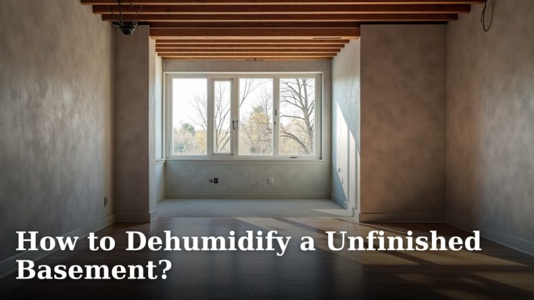 How to Dehumidify a Unfinished Basement?