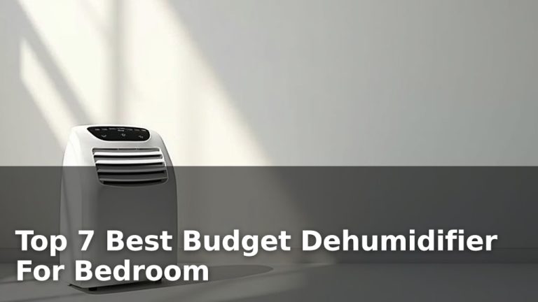 Top 7 Best Budget Dehumidifier For Bedroom