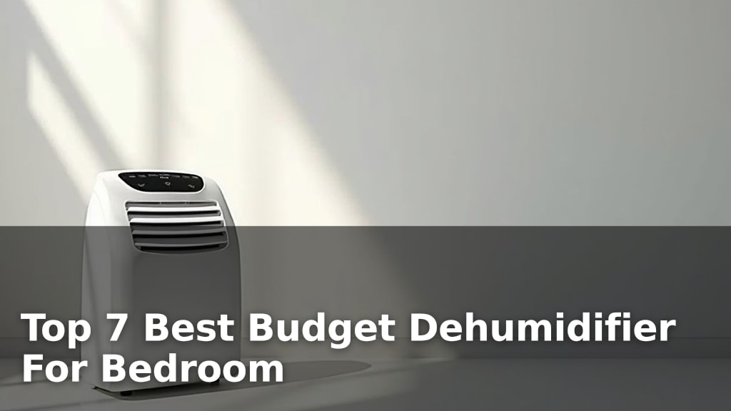 Top 7 Best Budget Dehumidifier For Bedroom
