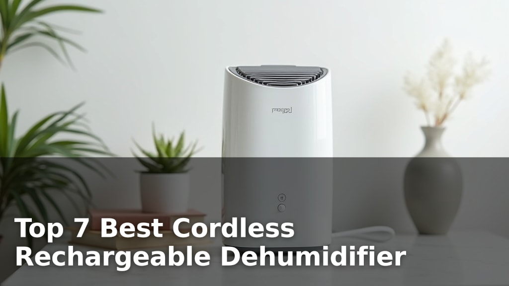 Top 7 Best Cordless Rechargeable Dehumidifier