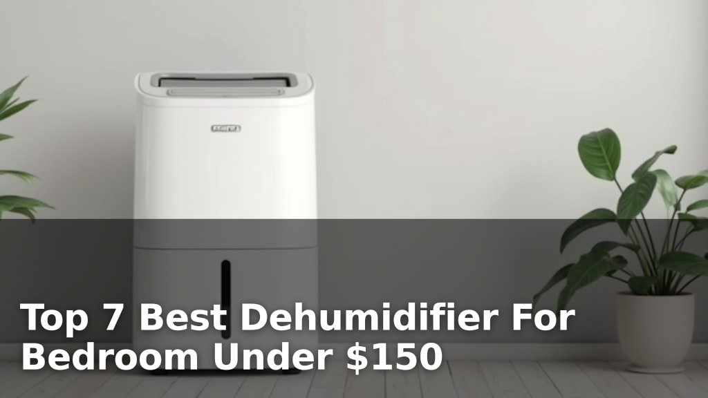 Top 7 Best Dehumidifier For Bedroom Under $150