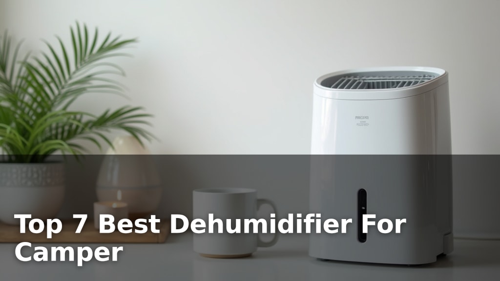 Top 7 Best Dehumidifier For Camper