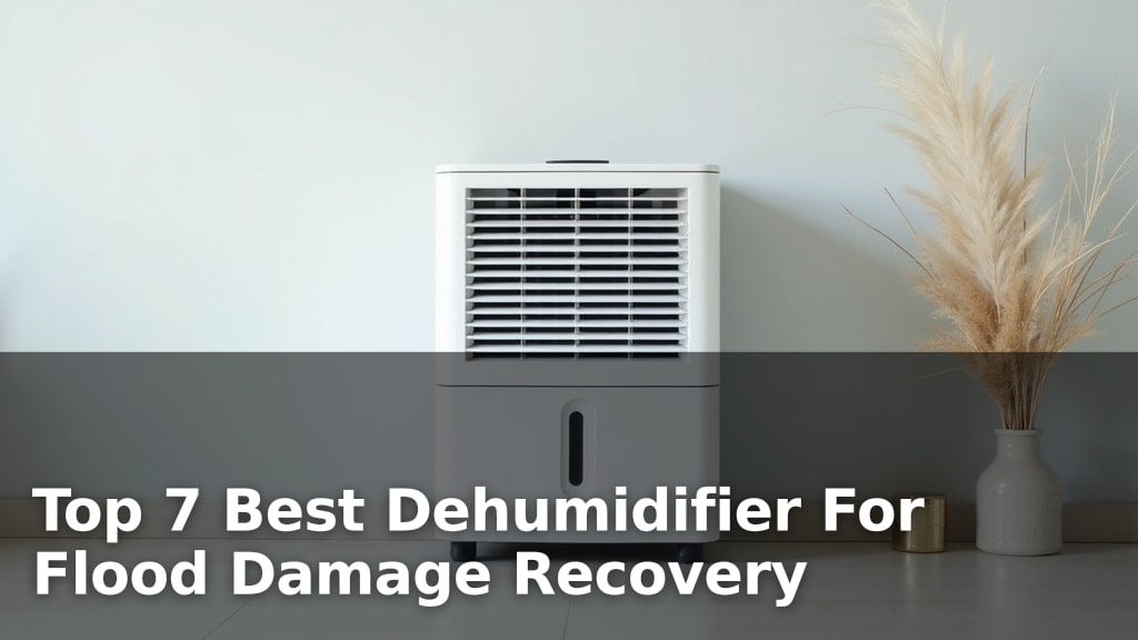 Top 7 Best Dehumidifier For Flood Damage Recovery