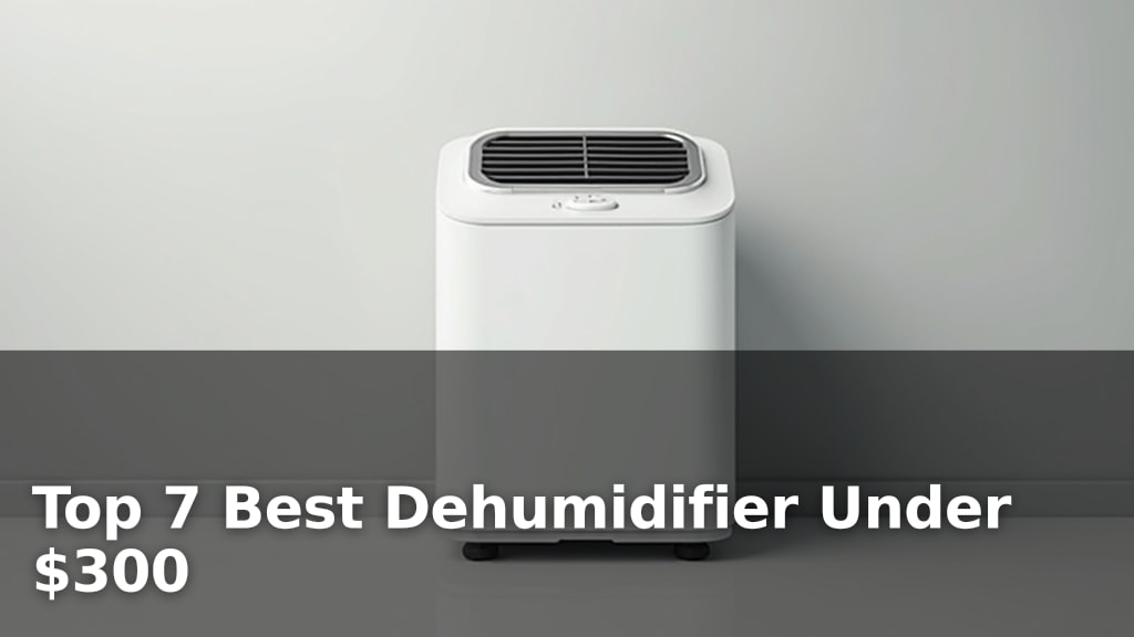 Top 7 Best Dehumidifier Under $300