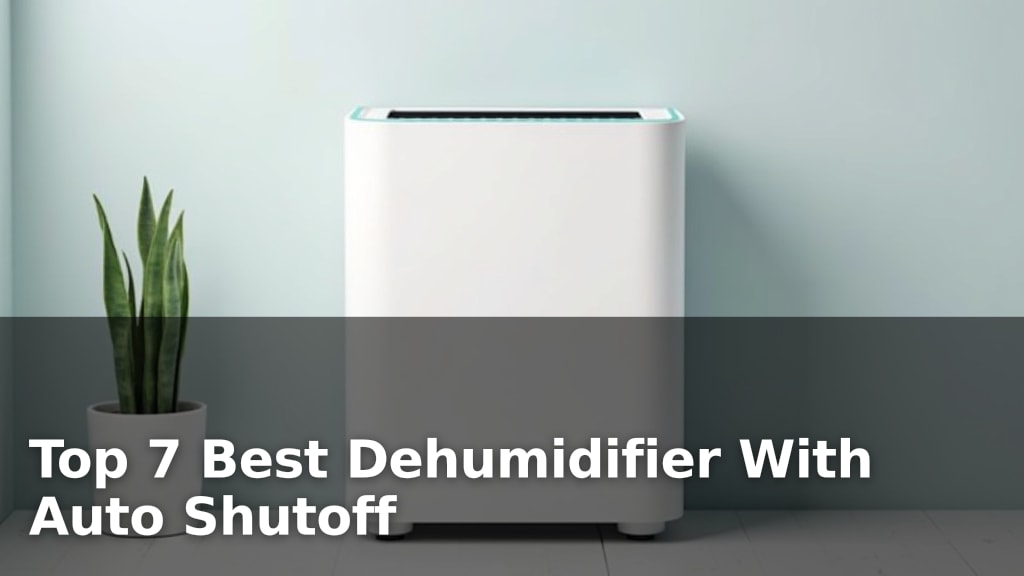 Top 7 Best Dehumidifier With Auto Shutoff