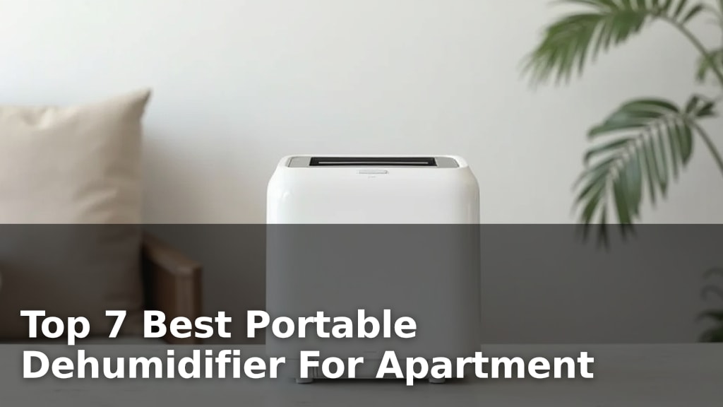 Top 7 Best Portable Dehumidifier For Apartment
