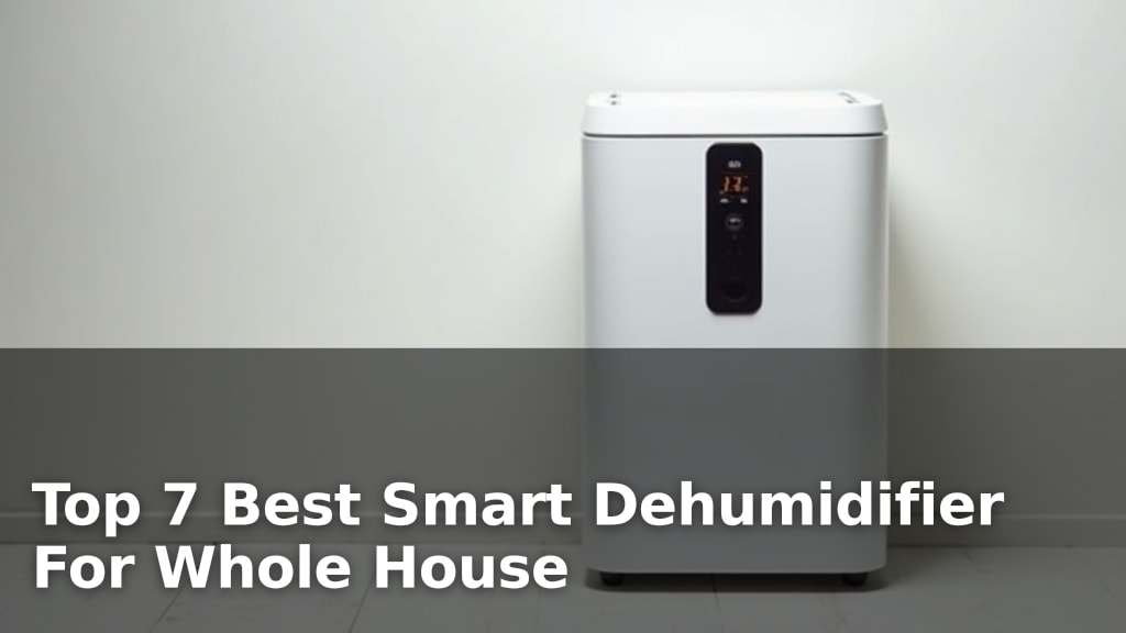 Top 7 Best Smart Dehumidifier For Whole House