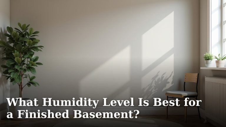What Humidity Level Is Best for a Finished Basement?