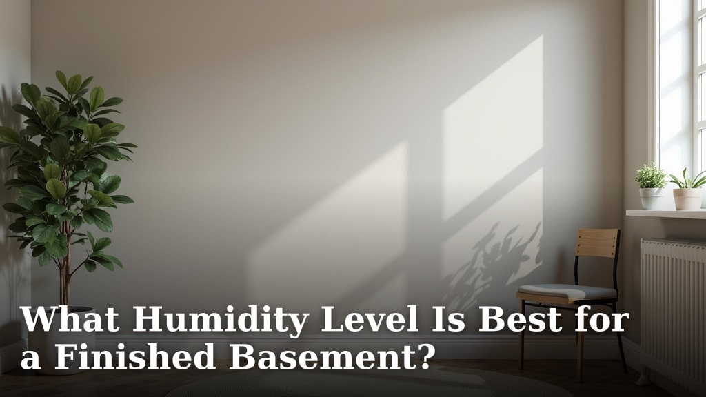 What Humidity Level Is Best for a Finished Basement?