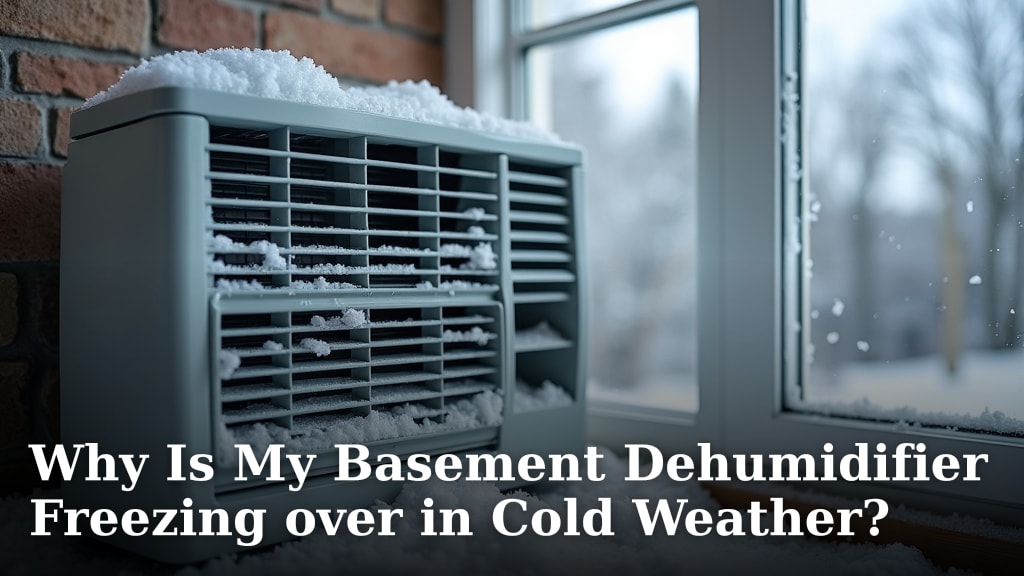 Why Is My Basement Dehumidifier Freezing over in Cold Weather?