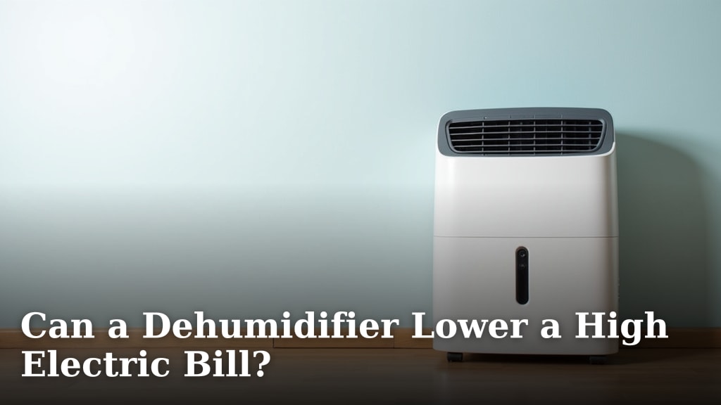 Can a Dehumidifier Lower a High Electric Bill?