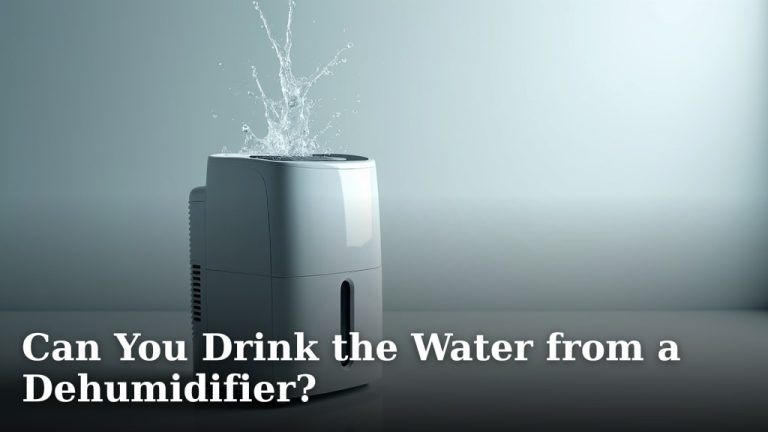 Can You Drink the Water from a Dehumidifier?