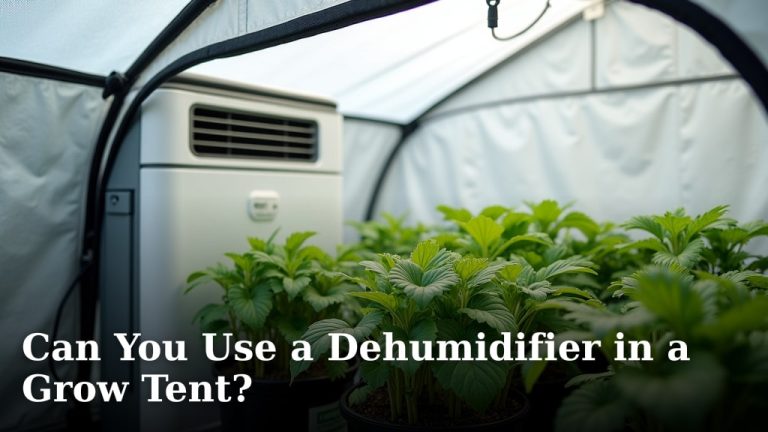 Can You Use a Dehumidifier in a Grow Tent?