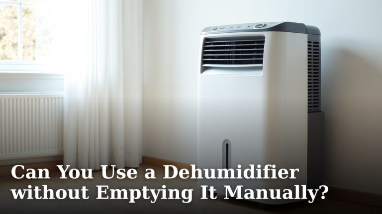 Can You Use a Dehumidifier without Emptying It Manually?