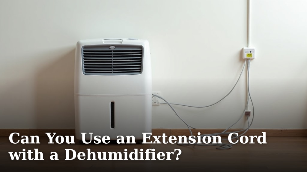 Can You Use an Extension Cord with a Dehumidifier?