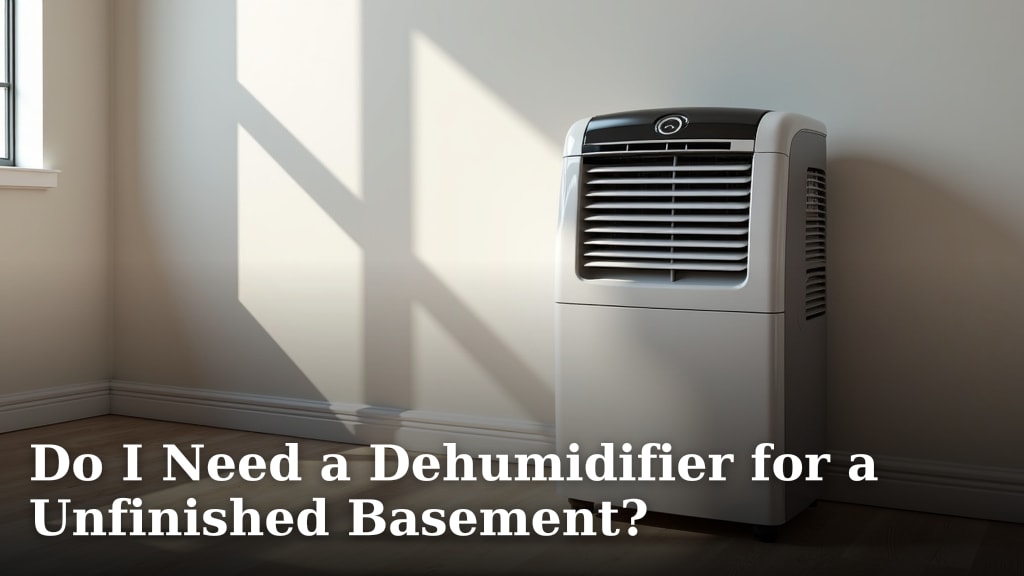 Do I Need a Dehumidifier for a Unfinished Basement?