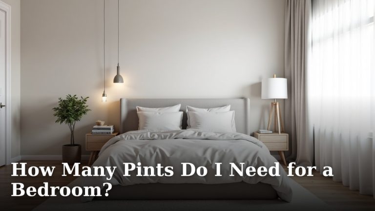 How Many Pints Do I Need for a Bedroom?
