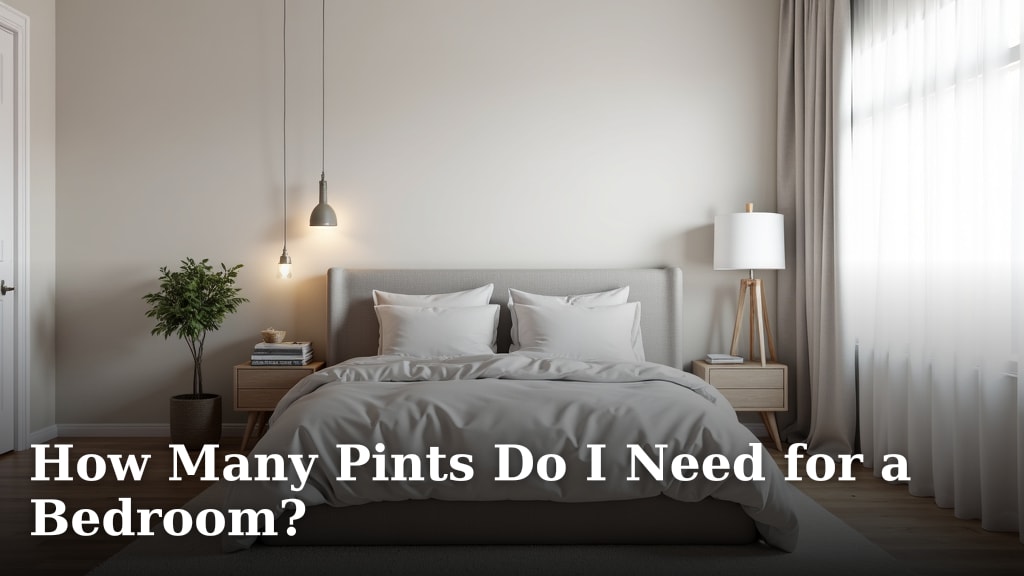 How Many Pints Do I Need for a Bedroom?