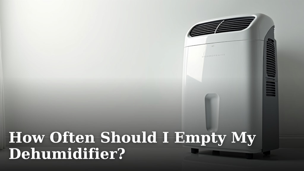 How Often Should I Empty My Dehumidifier?
