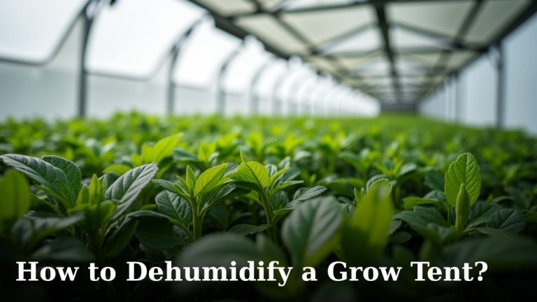 How to Dehumidify a Grow Tent?