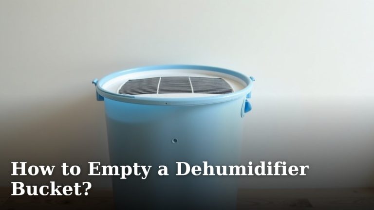 How to Empty a Dehumidifier Bucket?
